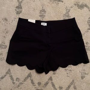 Crown and Ivy scalloped shorts, new with tags. Size 4.